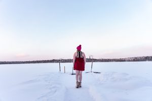 Sauna Avanto 5 © Heidi Nousiainen Lapland experience package individuelle Lappland Erlebnisse