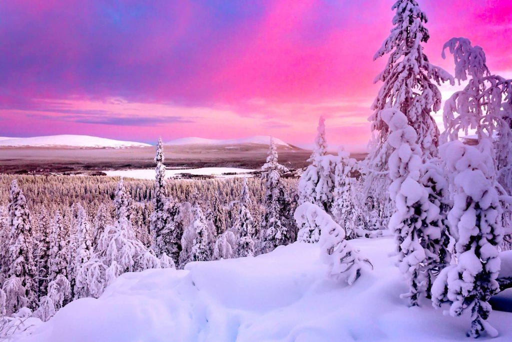 Lappland Lapland finnomenal kaamos