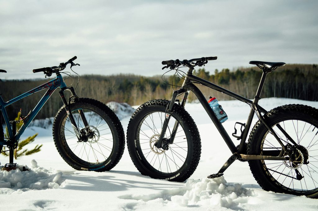 Fatbike als Alternative zum Auto in Ylläs