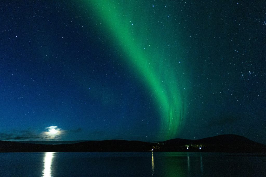 Nordlicht in Ylläs im Herbst
