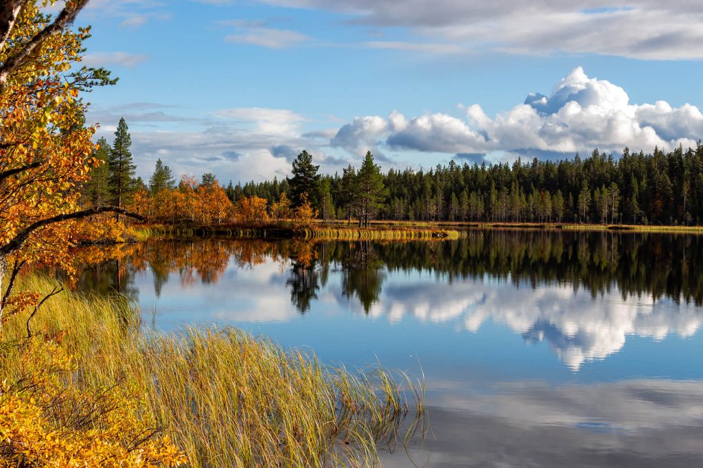 Stiller See in Lappland